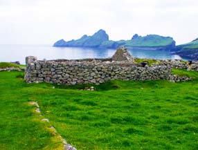 Ruins in the Front of THe Hirta - St Kilda Bay