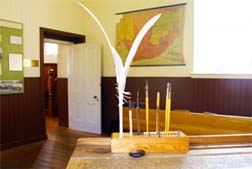 Teachers Desk at Hirta - St Kilda - The Schoolroom