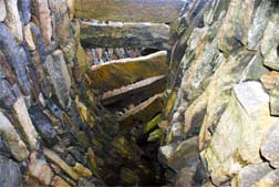 The Interwall Steps at the Dun Carloway Brock - Isle of Lewis - Western Isles