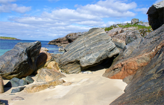 Mealista Beach - Stunning Rock Formations