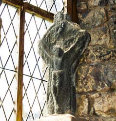 Remains of Medieval cross at St Clements Church - Rodel
