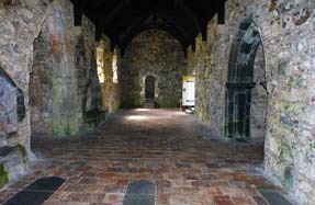 THe Nave seen from the CHoir - St Clements Church at Rodel
