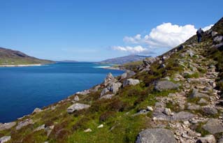 Atlanic Views as you Climb to Traigh Mheilein